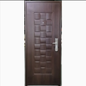 Modern Steel Security Door for Exterior and Interior Use