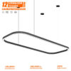 IronFrame Rectangular LED Linear Hanging Lamp