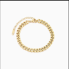 Elegance Classic Stainless Steel Gold Bracelet